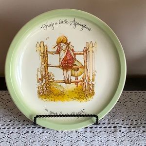 Holly Hobbie‎ Collector's Edition Plate Keep a little Springtime in your heart